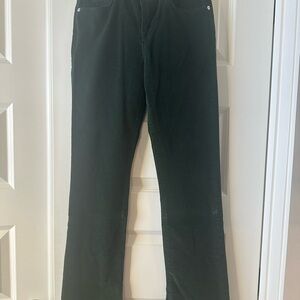 Frame Denim Forest Green Corduroy Trousers